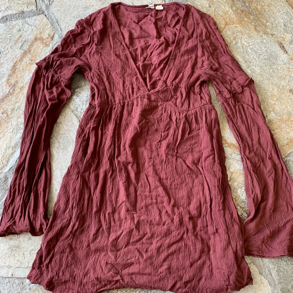 Roxy maroon dress